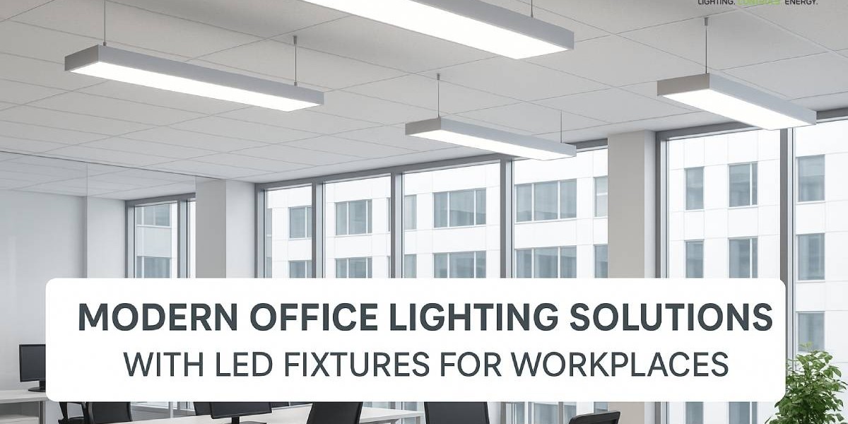 Modern Office Lighting Solutions with LED