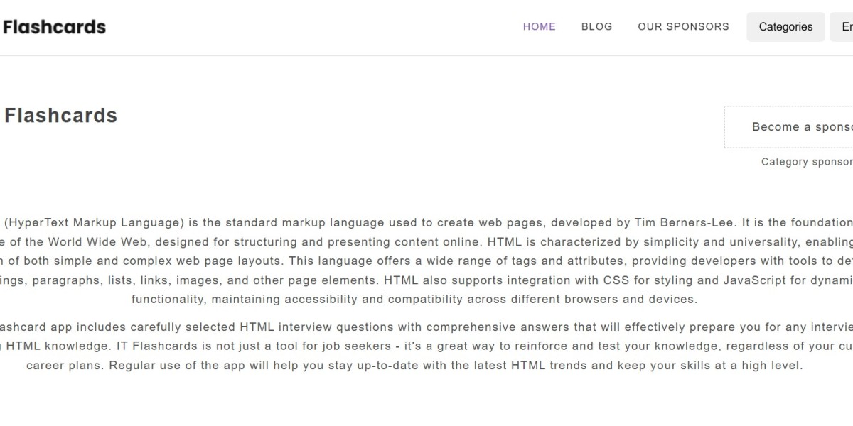 Master HTML with IT Flashcards & Study Guides