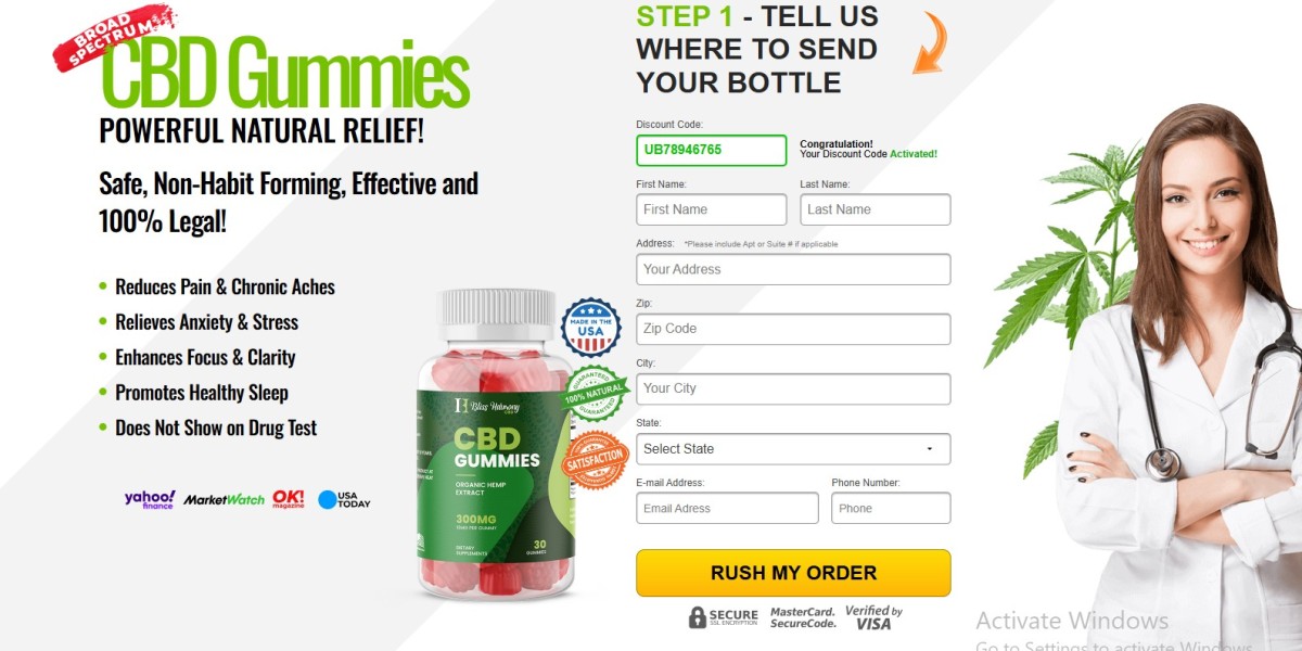 Bliss Harmony CBD Gummies USA Reviews: Stress