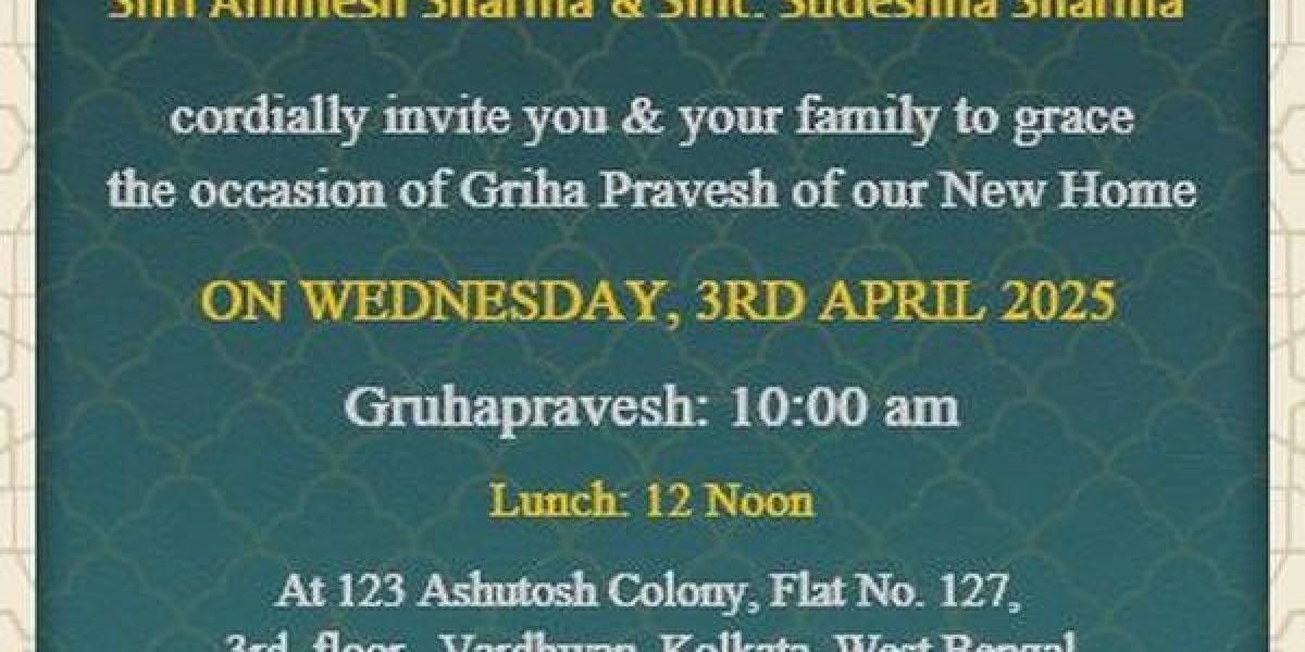 Design Griha Pravesh Invitation Card Online