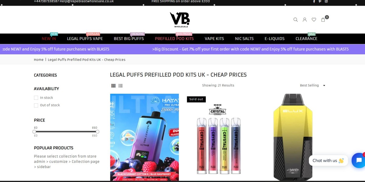 Top Pre-filled Pod Kit Options for UK