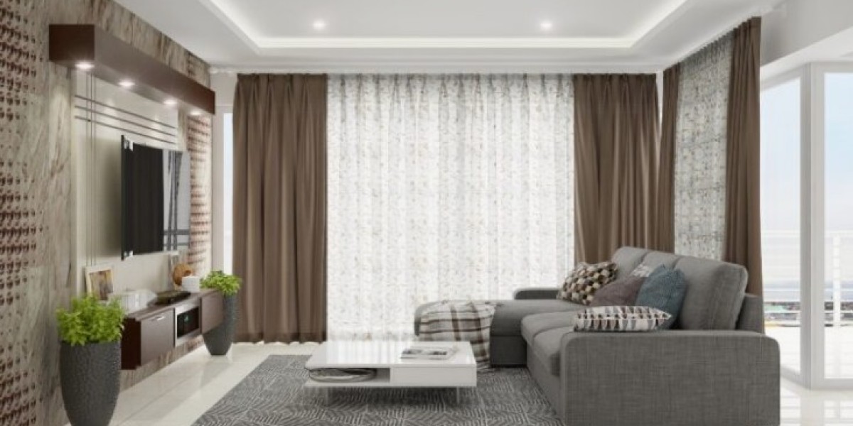 Elegant Living Room Curtains in  Dubai