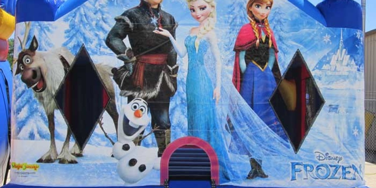 Magical Frozen Inflatable Bounce House Rental
