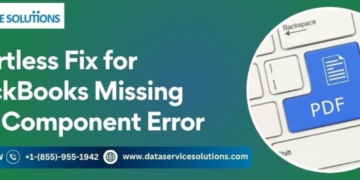 Fix QuickBooks Missing PDF Component Issue