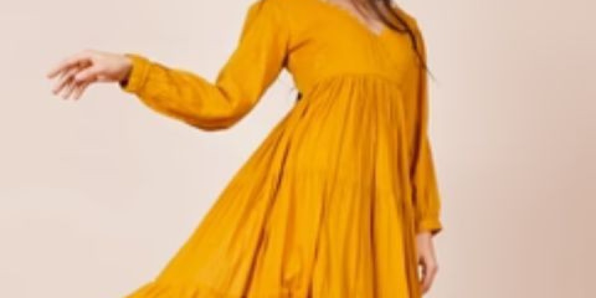 Casual Midi Dress for Women: JOVI India