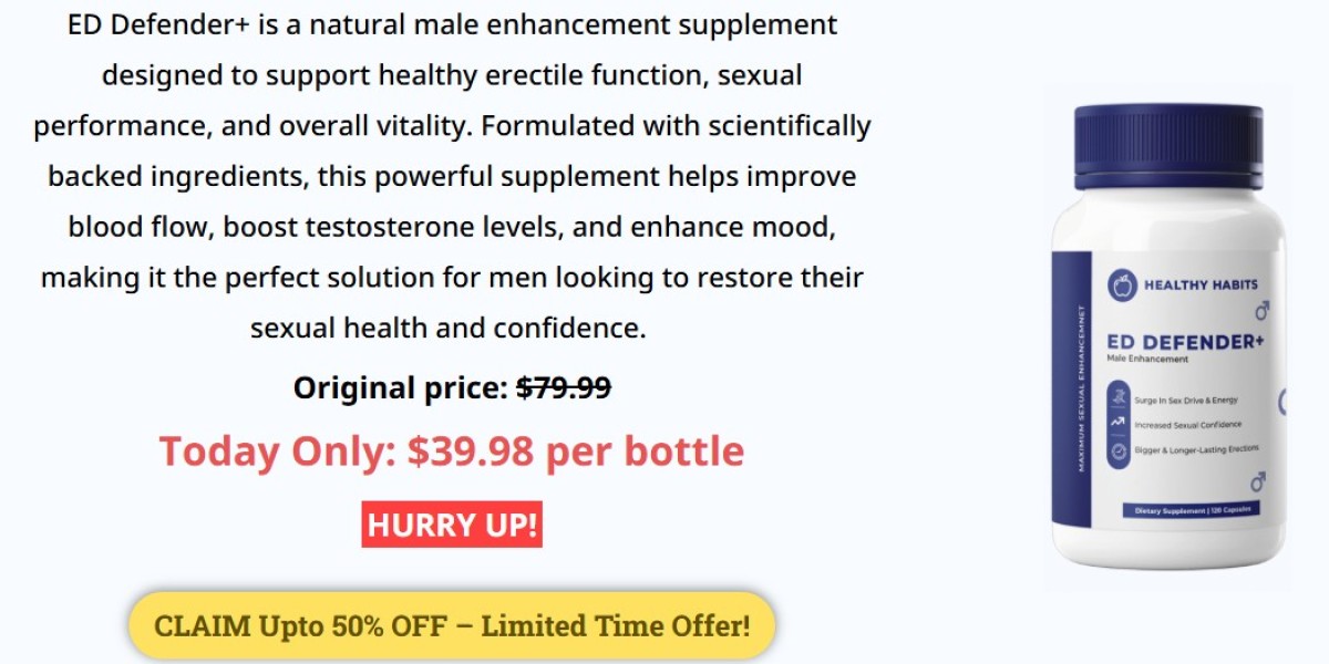 ED Defender Male Enhancement Price In USA & Rev